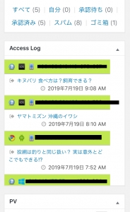 slimstat analyticsが思いがけぬところに。